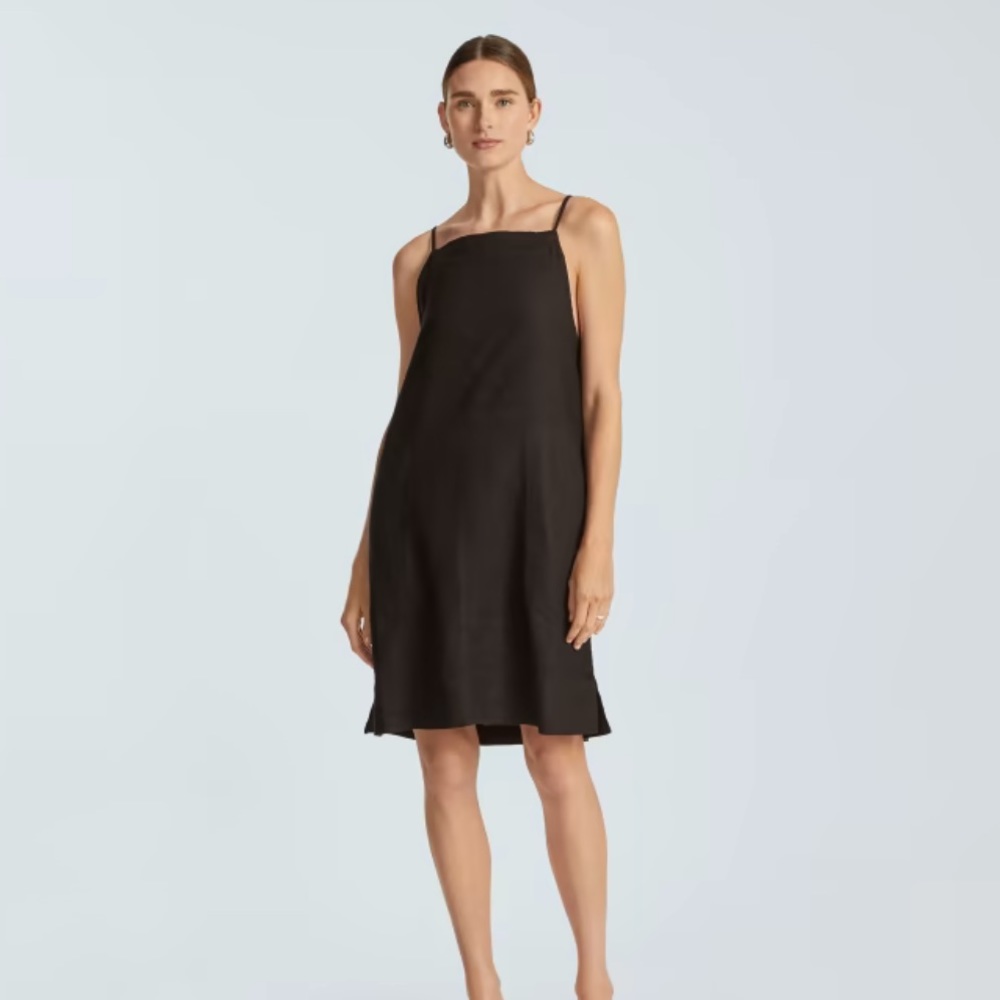 Everlane Linen Apron Dress